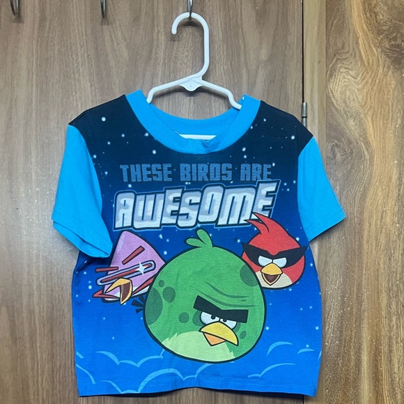 Angry Birds Kids Pajama Set - Blue and Green - Picture 3 of 7